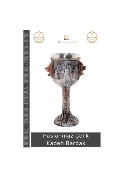 Bardak Paslanmaz Çelik Mat Gümüş Tasarım Modern Şık Dayanıklı 180 Ml Hacim Kadeh Bardak 19 7 Cm Çok Renkli