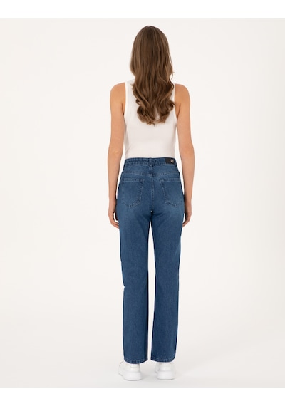 Pierre Cardin Kadın Mavi Pantolon Jean 50313219-vr036 Mavi