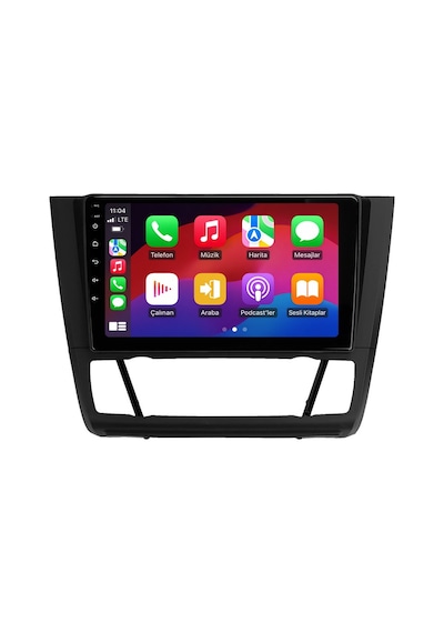 Bmw 1 Series Android Multimedya 2004-2011 Carplay Android Auto Navigasyon Kameralı 4gb Ram 32gb 9"