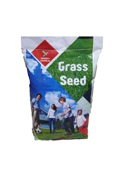 7 Günde Çimlenen Üzerine Basılabilir 6'Lı Karışım Çim Tohumu 1KG