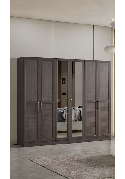 Rebeka Mdf 6 Kapaklı Dolap