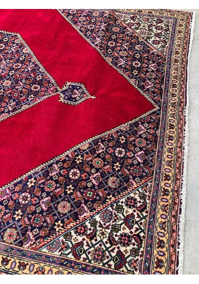 El Dokuma Ipek Yün Iran Tebriz Halı 310X214Cm 009 Teşhir Ürün