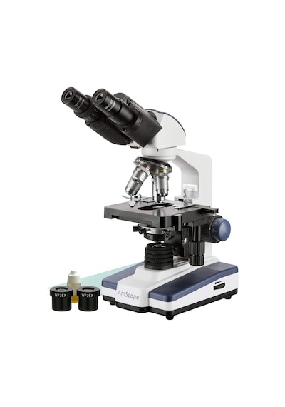 Triline Amscope 2500x Binoküler Bileşik Biyolojik Laboratuvar Mikroskop
