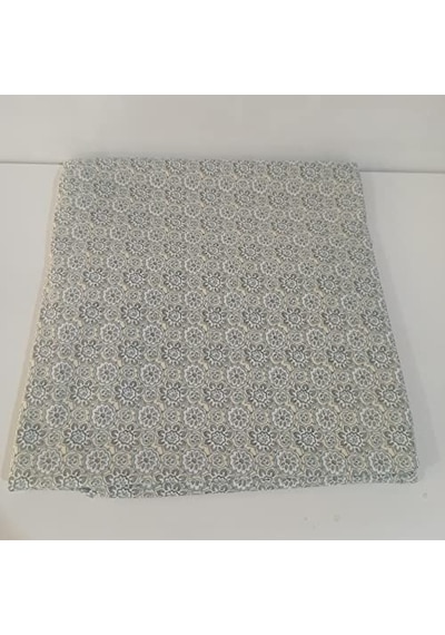 Kesmeli Tek Kişilik Yatak Örtüsü Takımı 160x220 Cm Su Yeşili Çok Renkli