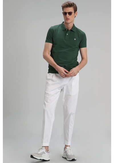 Lufian Laon Spor Polo Erkek Tişört Yeşil 111040055100600 Yeşil