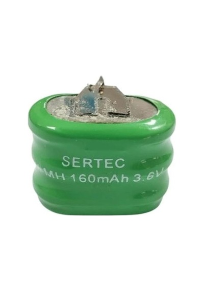 Tedar Sertec - 3.6v 3s1p 160 Mah 2 Pin Nı-mh Buton Pil Najmaddin