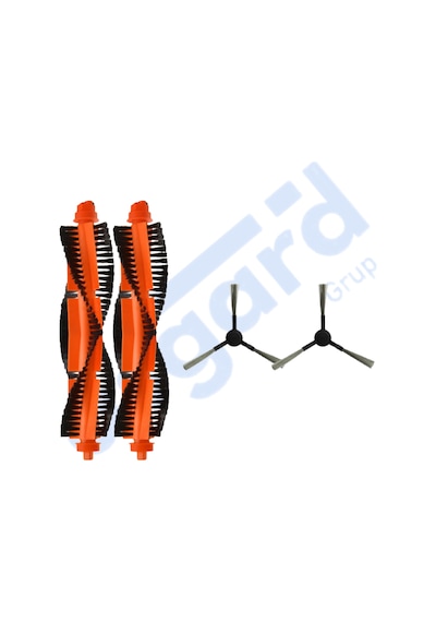 Viomi Mop Pro, 3c ,3c Plus Uyumlu 2 Ana Fırça 2 Yan Fırça Pkt-iasgf0000445
