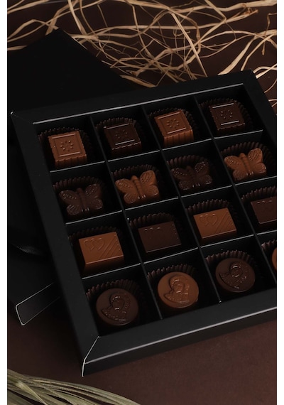 Moon Chocolate Special Handmade Çikolata Çanta Kutu 16'lı