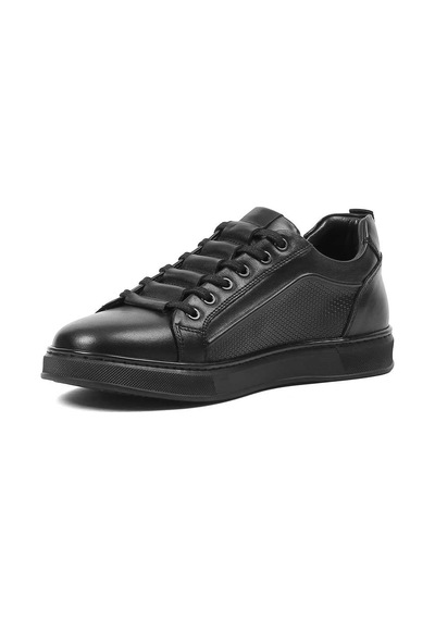 Erkek Siyah Baskılı Kalın Tabanlı Sneaker