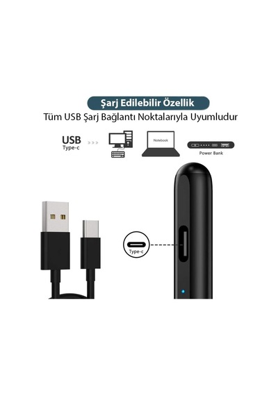 Ally Xpen-3i Apple Uyumlu iPad 2018-2025 Aktif Manyetik Kapasitif Kalem- 5775 Renkli