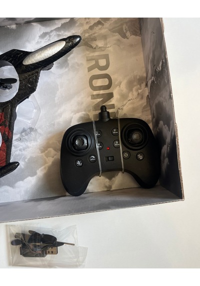 Uzaktan Kumandalı Uçak Dron Thunder Combat Kırmızı 2.4ghz 360 Derece Dönebilen Led Işıklı Otom