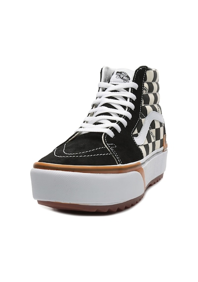 0a4btwvlv1-r Vans Ua Sk8-hi Stacked Spor Ayakkabı Siyah 001