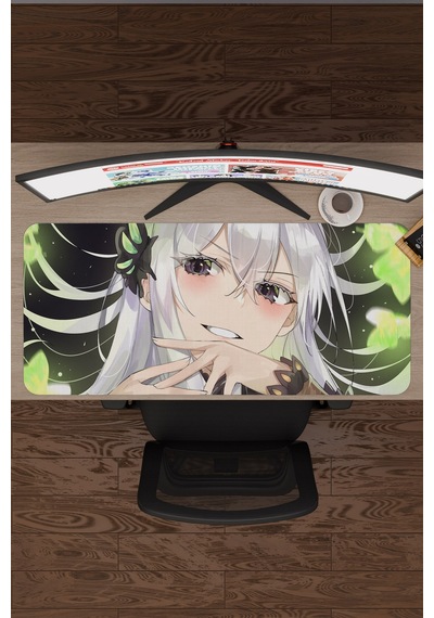 Re Zero Kaymaz Dikişli Kauçuk Oyuncu Mousepad V5 - 90x40 Xxl Gaming Mouse Pad Fare Altlığı