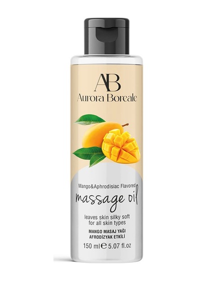 Aurora Boreale Mango Aromalı Afrodizyaklı Masaj Yağı 150ml