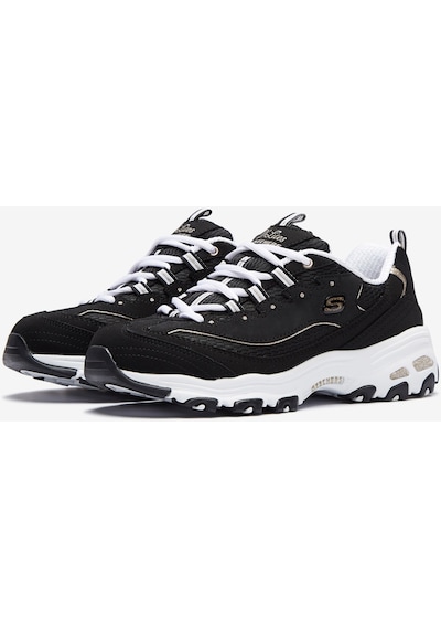 Skechers D'Lites Copper Divine Kadın Siyah Sneakers 13145 Bkrg Siyah Skechers D'Lites Copper Divine Kadın Siyah Sneakers 13145 Bkrg Siyah