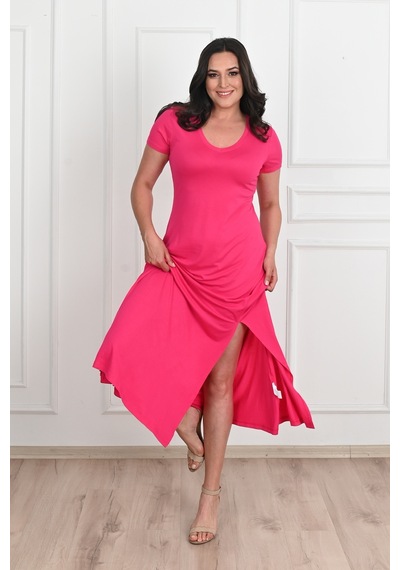 Koza Butik Kadın Yırtmaç Detaylı Elbise 5174-23 001