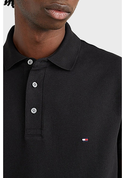 Tommy Hilfiger Erkek Polo Yaka T Shirt Mw0mw17771 Bds Siyah Siyah
