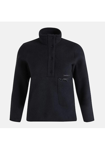 Peak Performance G78130100 W Fleece Snap T-neck Kadın Polar 001