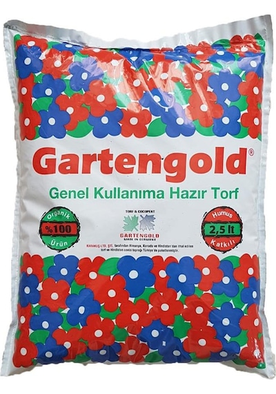 Gartengold Organik Genel Kullanım Torf 2.5 Litre
