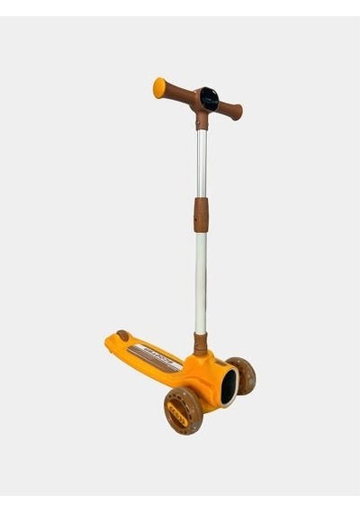 Işıklı Ve Müzikli Çocuk Scooterı4 Kademeli Ayarlanabilir Gidon Yüksekllikli Özel Tasarımlı Scooter Turuncu