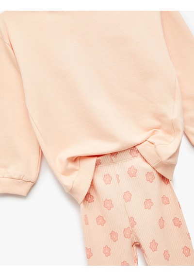 Koton Pembe Kız Bebek Alt-üst Takım 6wmg10042ak Pembe