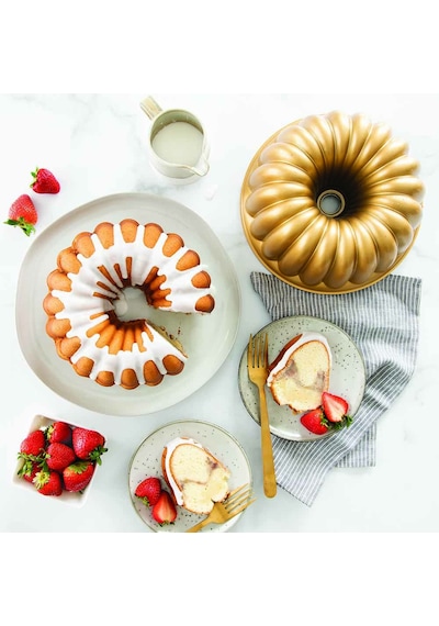 Nordic Ware Elegant Party Bundt Pan Kek Kalıbı Nw-58677 Nordic Ware Renkli