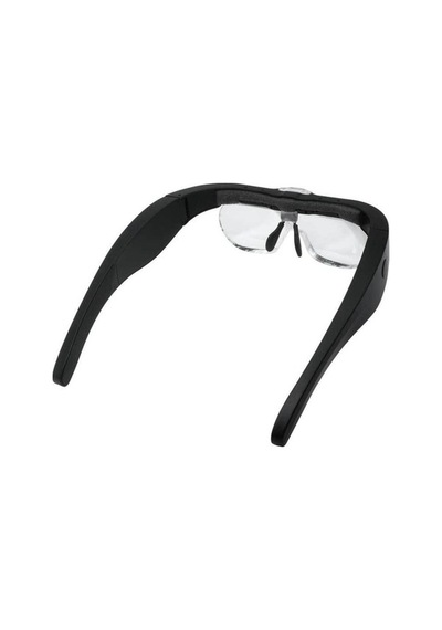 Pazly Usb Şarjlı Led Gözlük Büyüteç, 4 Lens Seçenekli, Kuyumcu Kullanımı İçin, Çok Renkli Multicolor