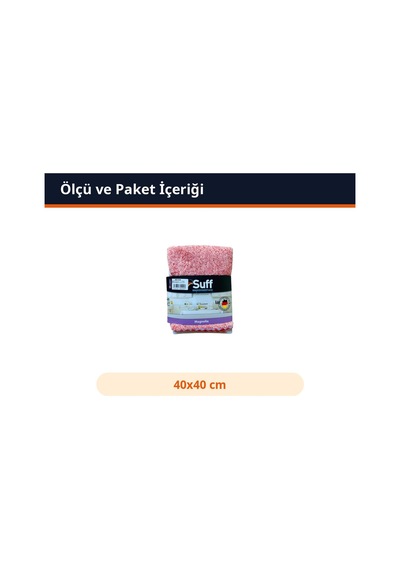Trobus Mikrofiber Cam Silme Bezi Kurulama Havlusu 40x40 Cm Kırmızı Beyaz