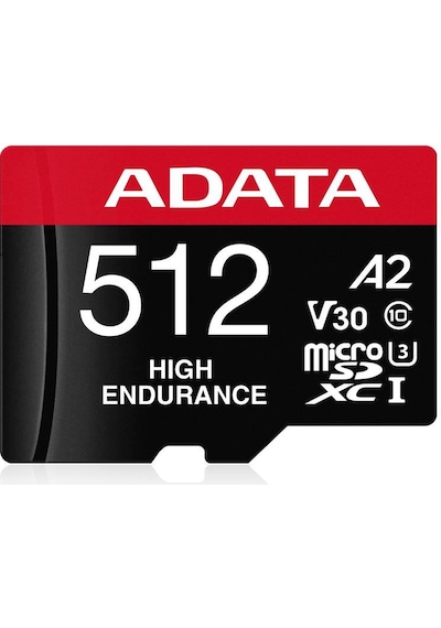 Adata 512 Gb High Endurance Microsdxc 4k U3 V30 A2 Hafıza Kartı