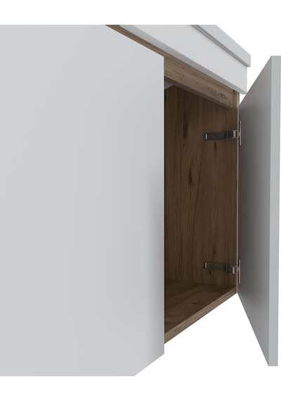 Teta Home Tokyo 100 Cm Mdf Banyo Dolabı Seti Atlantik Çam - Beyaz