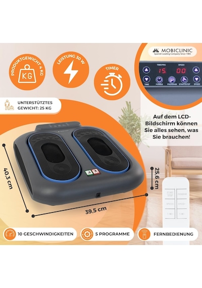 Mobiclinic, Ayak Masajı, Titreşim 10 Hız Seviyesi, 5 Program, Zamanlayıcı, Titreşimli Ayak Ve Bacak Masajı, Uzaktan Kumanda Ve Led Kontrol Paneli, Vıbfıt Mobiclinic, Ayak Masajı, Titreşim 10 Hız Seviyesi, 5 Program, Zamanlayıcı, Titreşimli Ayak Ve Bacak Masajı, Uzaktan Kumanda Ve Led Kontrol Paneli, Vıbfıt