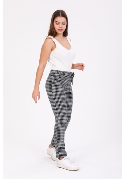Sea Queen Kadın Büyük Beden Yüksek Bel Kuşaklı Desenli Kaşkorse Pantolon Kazayagı Desenli - 691783498 Kazayagı Desenli Sea Queen Kadın Büyük Beden Yüksek Bel Kuşaklı Desenli Kaşkorse Pantolon Kazayagı Desenli - 691783498 Kazayagı Desenli