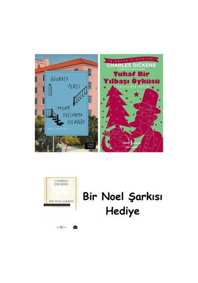 Yaşam Kullanma Kılavuzu Ciltli + Tuhaf Bir Yılbaşı Öyküsü + Bir Noel Şarkısı