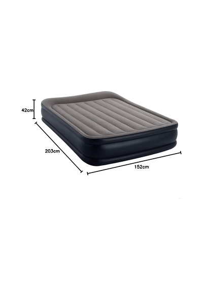 İntex 64136 Elektrikli Çift Kişilik Queen Deluxe Yatak Fiber-tech Belirtilmemiş