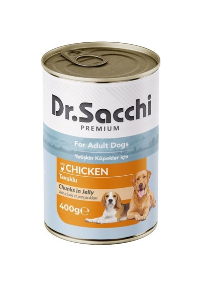 Dr. Sacchi Tavuklu Köpek Konservesi 400 Gr