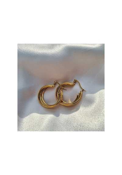 Triple Luxe Hoop Altın