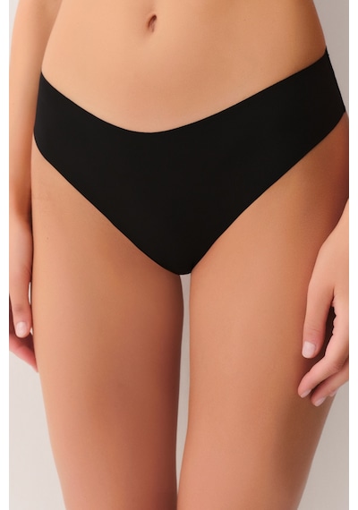 Suwen Invisible Lazer Kesim Brazilian String Külot Sw9938012 Siyah