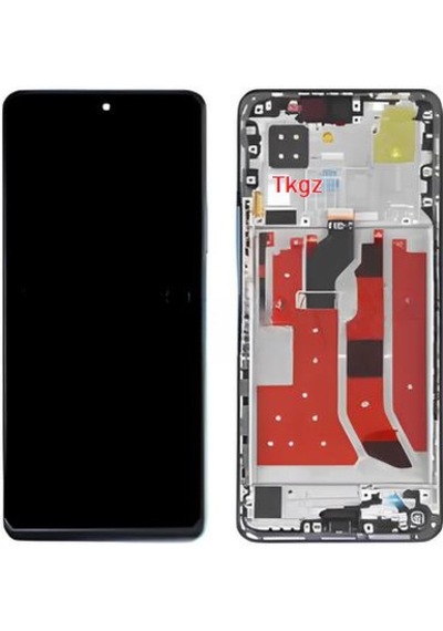 Tkgz - Nova 9se Uyumlu Lcd Ekran Dokunmatik Service - Pack - Full Çıtalı Mavi Çok Renkli