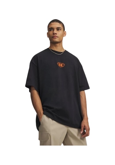 A6009329-001 Under Armour U M Hwt Hoops Photoreal Ss Erkek T-shirt Siyah A6009329-001