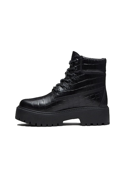 Timberland Stone Street 6 Inch Lace Up Boot Kadın Outdoor Botu Tb0a5thxw021 Siyah