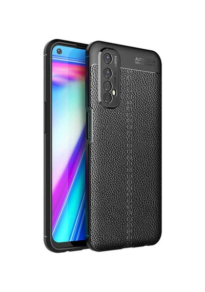 Realme 7 Kılıf Zore Niss Silikon Kapak Siyah