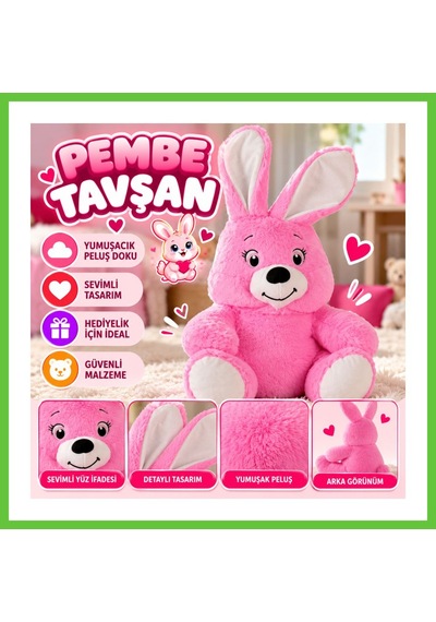 Bezos 7890 Pembe Tavşan Dmc