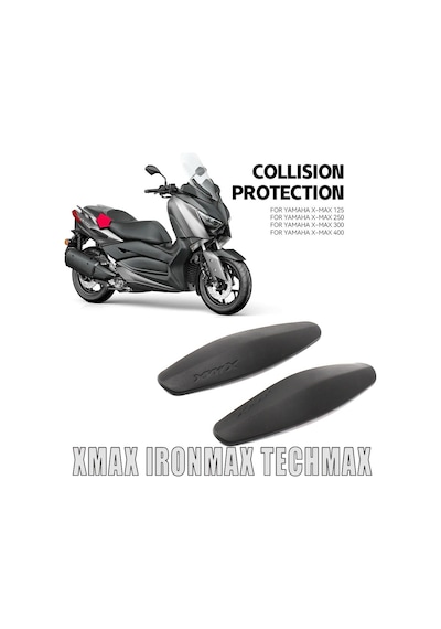 Xmax Techmax 250/300 2018/2022 Kuyruk Grenaj Koruma Seti Kauçuk Ped
