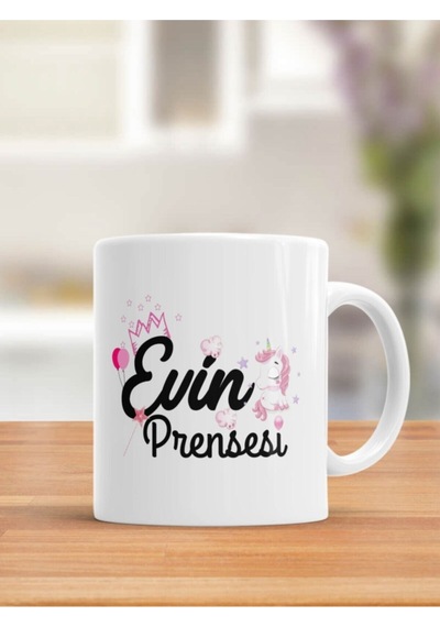 Evin Prensesi Kupa Bardak Beyaz