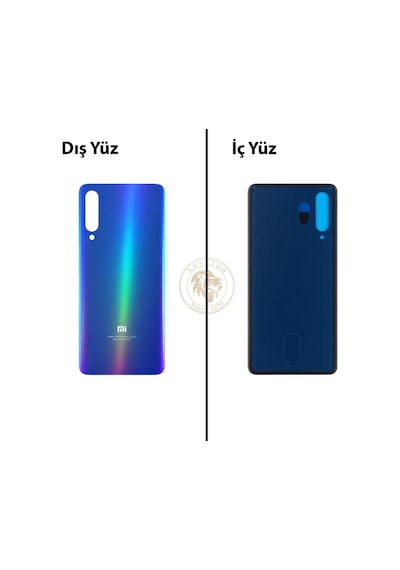 Xiaomi Mi 9 Okyanus Mavisi Uyumlu Arka Kapak Mavi