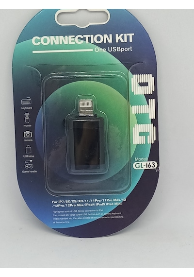 Apple Uyumlu iPhone X/11/12/13/14/pro/pro Max Tüm Serileri Için Ios To Usb Veri Aktarımı Otg Çevirici