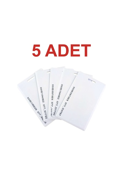 5 Adet Kalın Tip 125khz Rfıd Rfid Manyetik Kart Proximity Göstergeç Rodevino