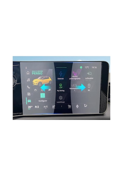 Renault 5 Uyumlu Araç Ekran Koruyucu 10.1 İnç Openr Link Multimedya 9h Nano Kırılmaz Şeffaf
