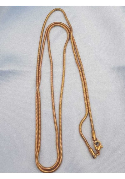 Vog Solucan Model Rose Renk 2mm 80 Cm Çelik Kolye