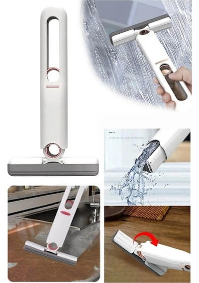 Taşınabilir Temizlik Paspası Kendinden Sıkmalı Mini Mop Taşınabilir Temizlik Paspası Kendinden Sıkmalı Mini Mop